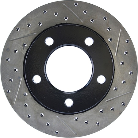 Centric Parts Sport Drilled/Slotted Brake Rotor, 127.63006L 127.63006L